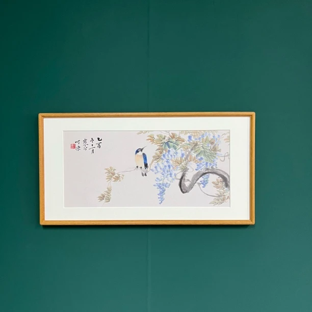 【小鸟图】茶室客厅书房室内装饰挂画