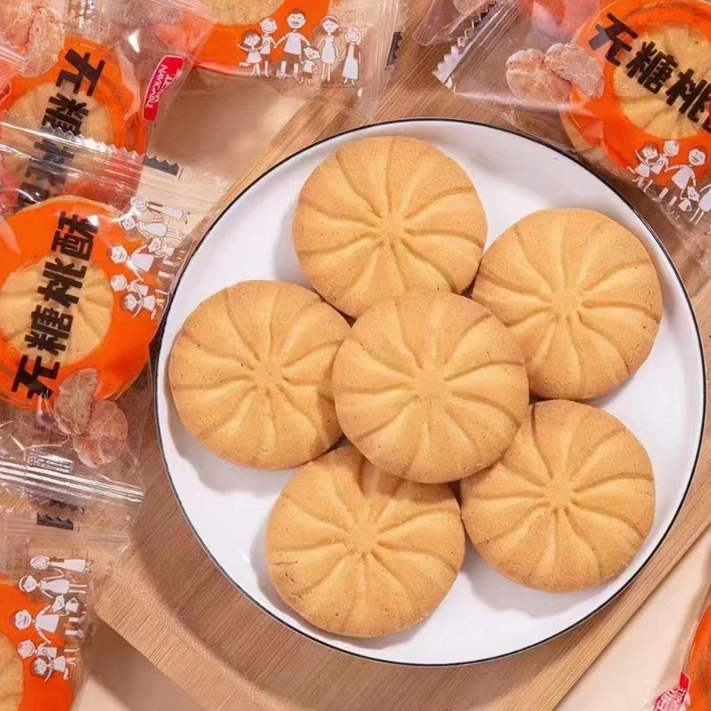 正航无糖桃酥香酥原味桃酥传统老式糕点营养早餐饱腹搭配健康零食