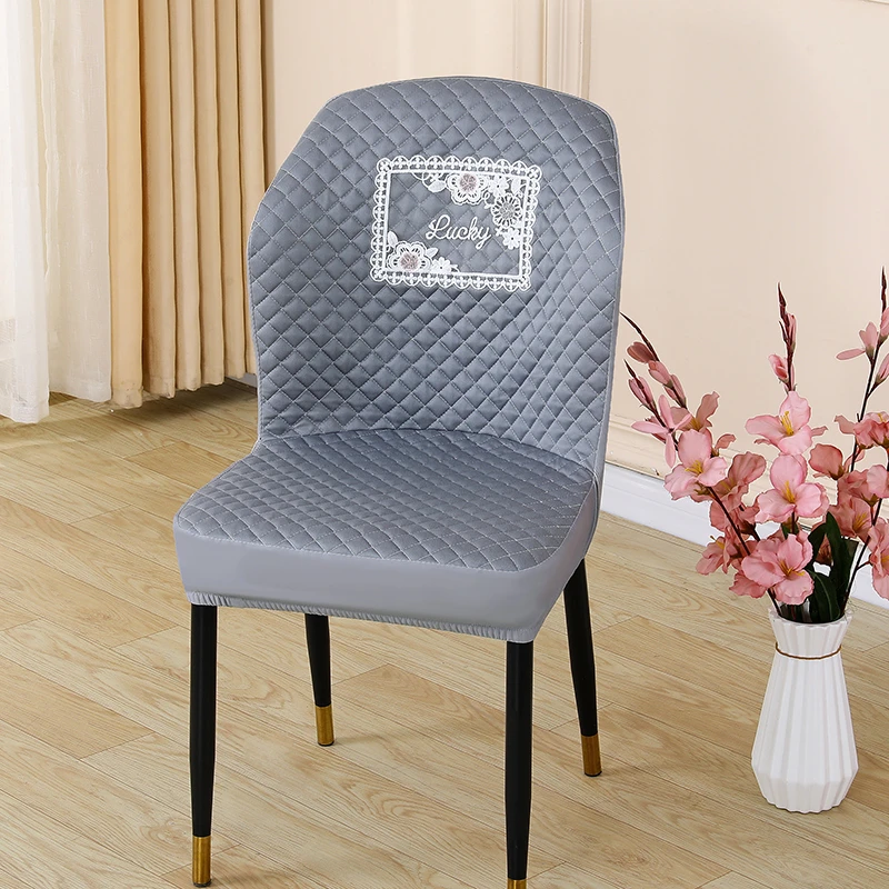 餐桌椅子套罩扇形贝壳餐椅套罩弹力加厚凳子套家用万能座椅套通用