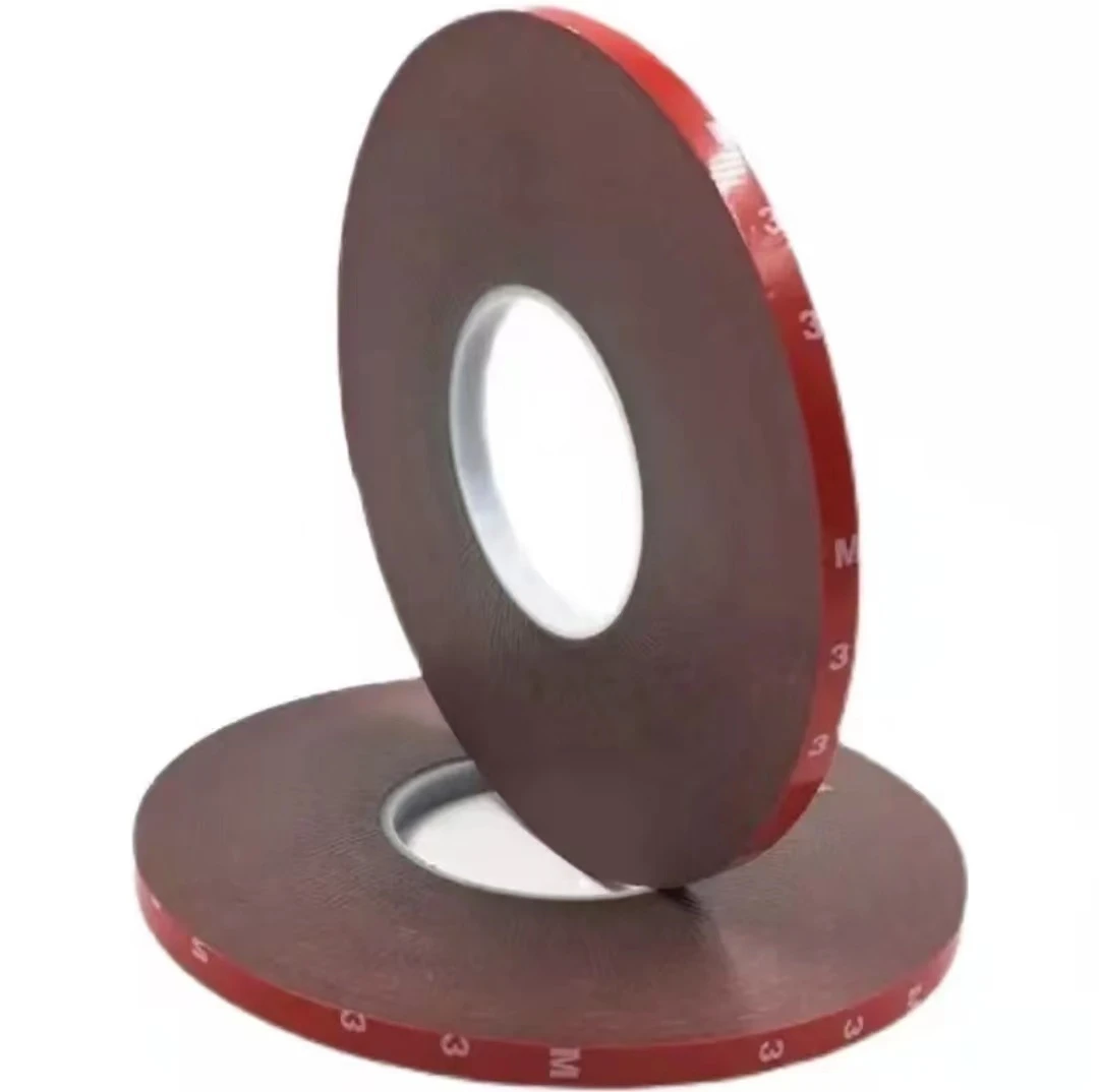 耐高温33米双面胶贴强力汽车薄粘胶带无痕海绵防水固定车用