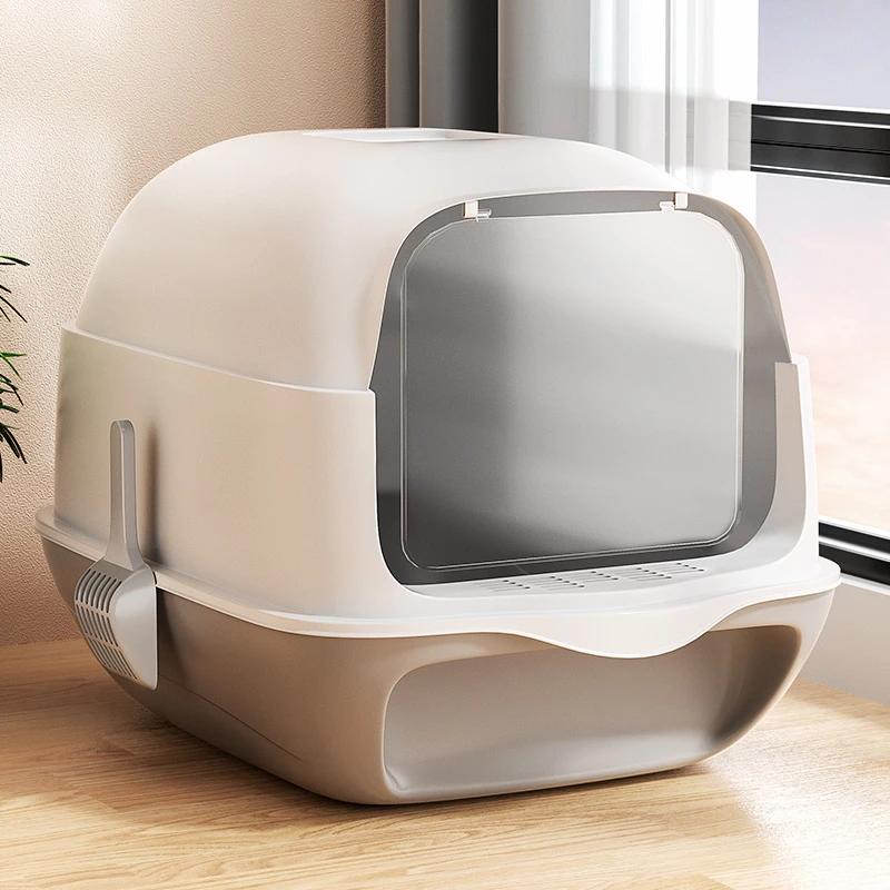 【直播专属】全封闭式猫砂盆隔臭猫厕所超大号幼猫防猫砂防外溅