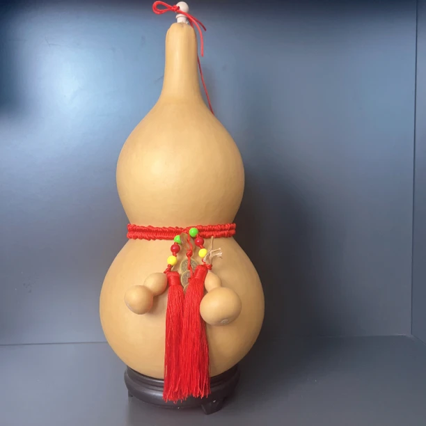 丹茗直发——  母子大葫芦（高度40到45厘米）