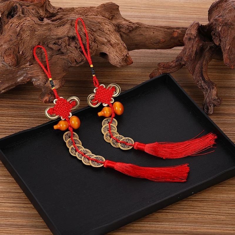 【一对2条】中国结葫芦五帝家居挂件装饰品