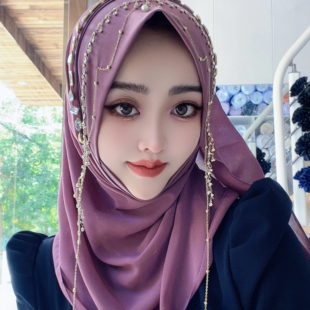 HB新款异域风情公主链条楠汐绕巾