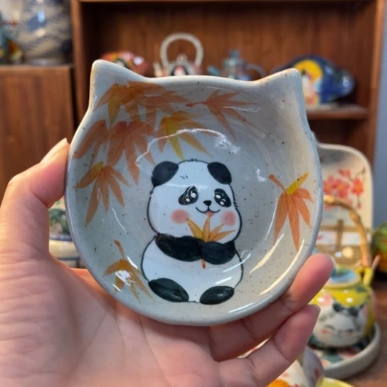 瓦当景德镇釉下手绘陶瓷。
