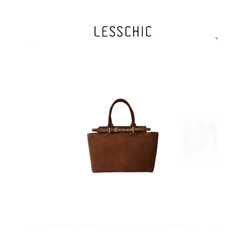 LESSCHIC(大王高定款) 真皮实用主义手提通勤大容量托特包