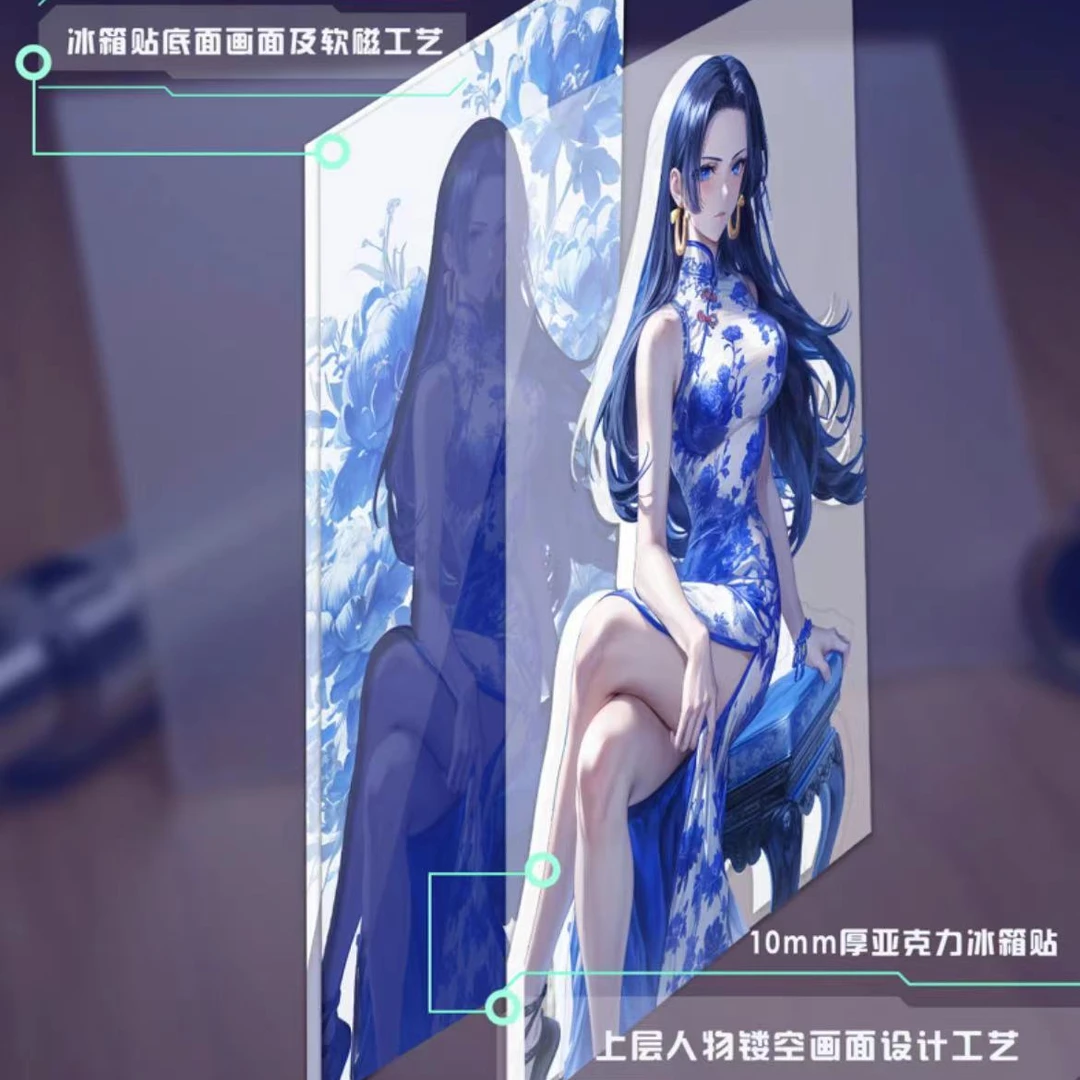 【颜卡文创】航海王国版二创亚克力冰箱贴海贼王卡牌