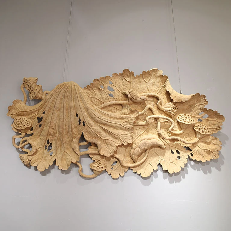 秋荷香樟木完美纯手工防潮艺术定制孤品作品天然下单颜色纹路一物