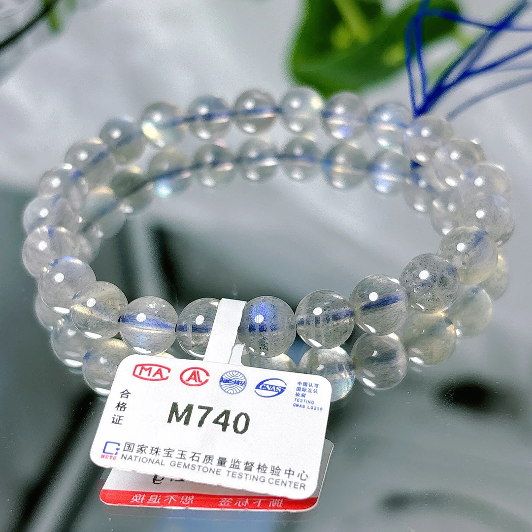 天然灰月光手链-多样性发一M740