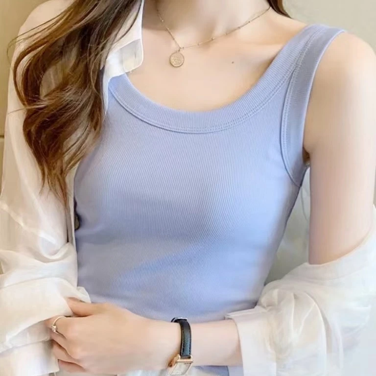 活动价防走光U领小吊带背心女夏外穿002