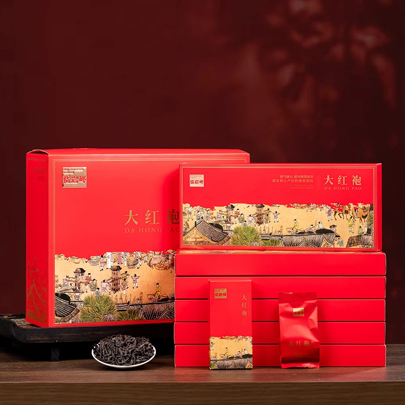 新茶乌龙茶 大红袍 烟条茶叶礼盒装 50g*2条 送礼