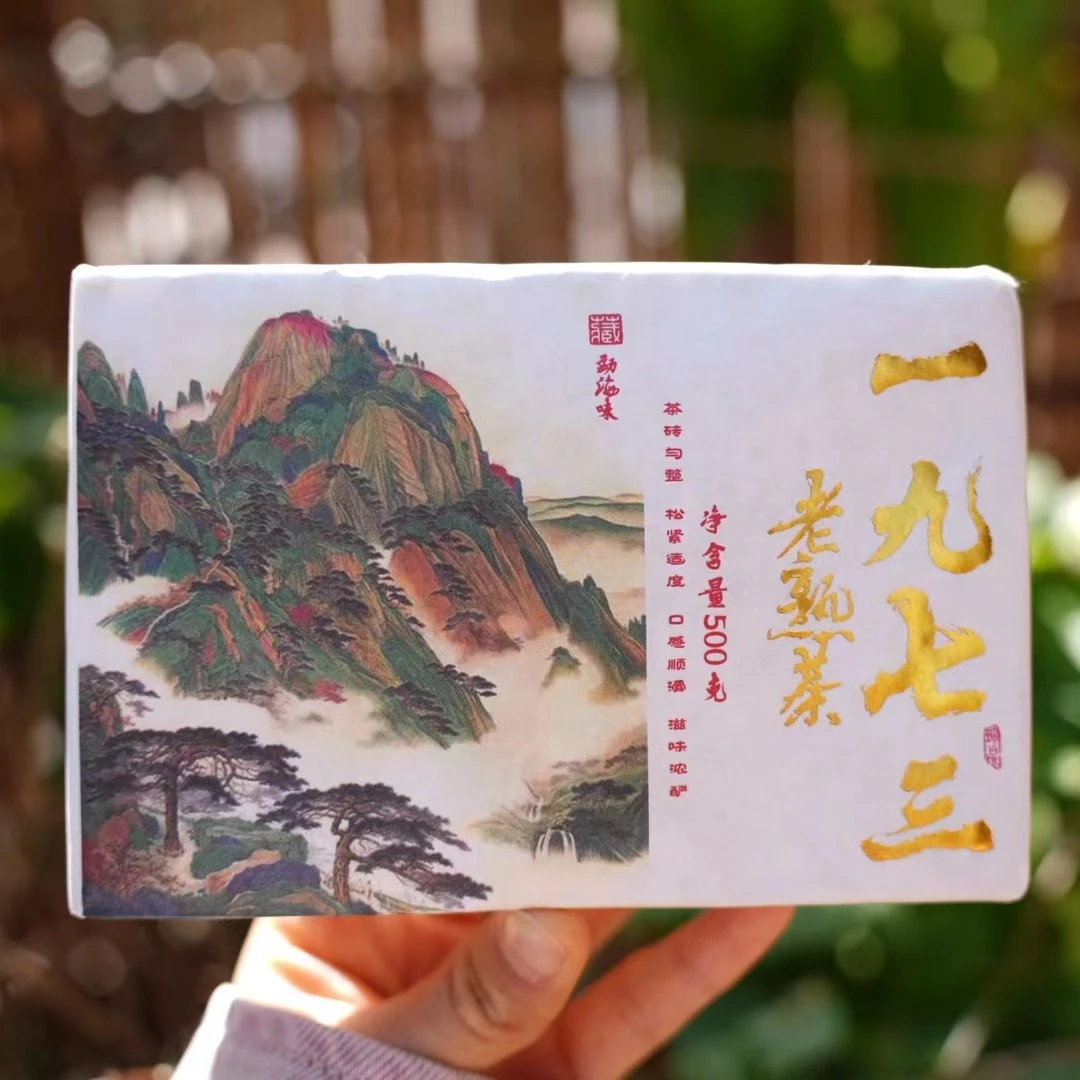 一九七三（老熟茶）普洱茶熟茶砖 500克/砖