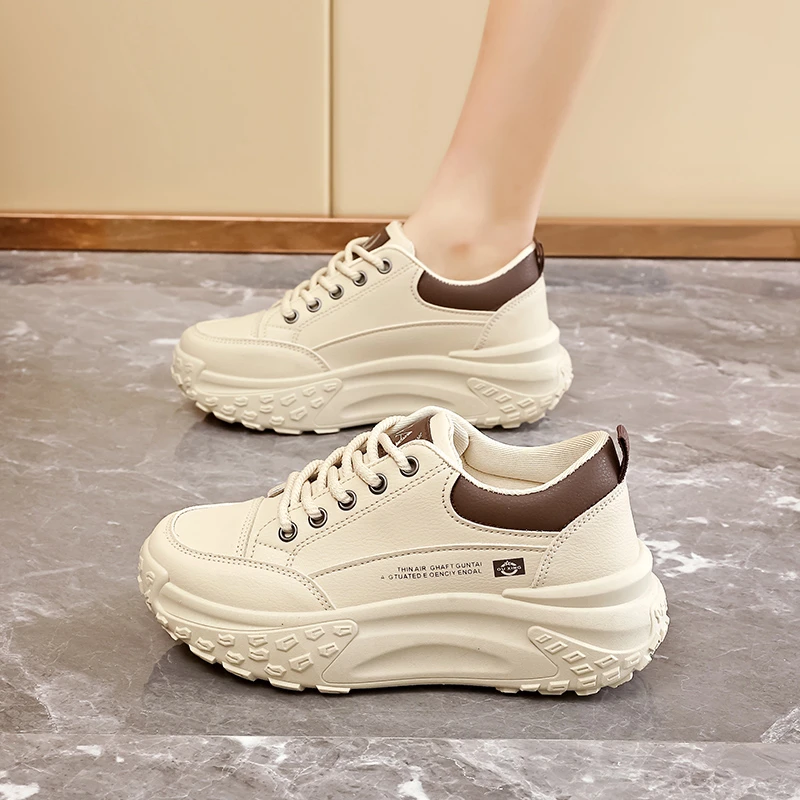 踩屎感ins2024新款春季春秋松糕摇摇鞋爆款运动休闲鞋轻便老爹鞋