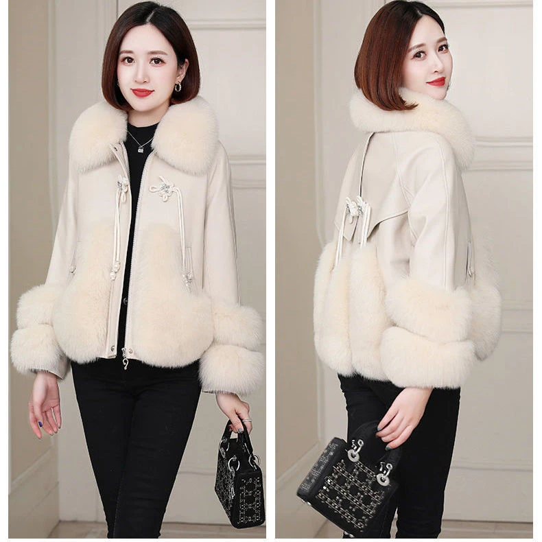 皮草外套女冬季2025新款爆款上档次加绒加厚洋气减龄显瘦皮毛一体