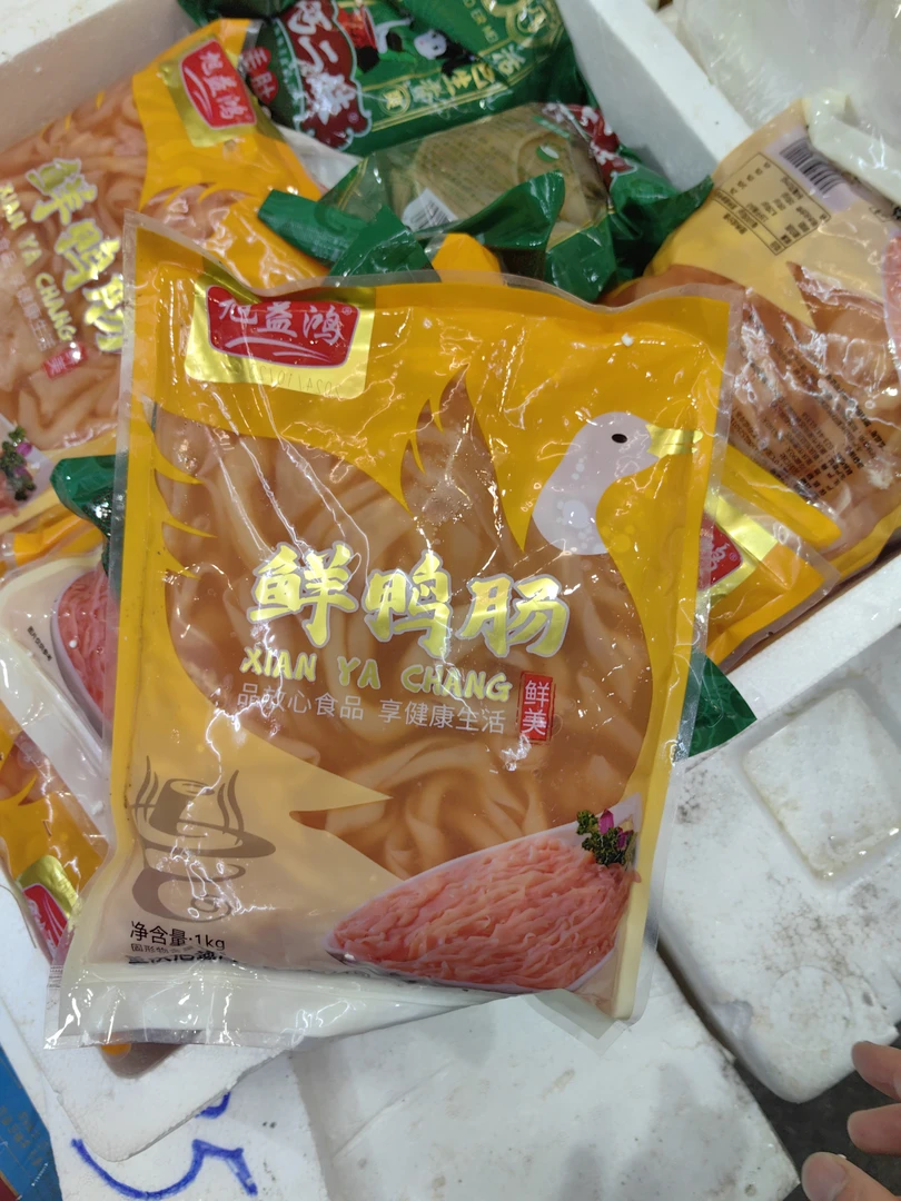 鲜鸭肠1000克一包
