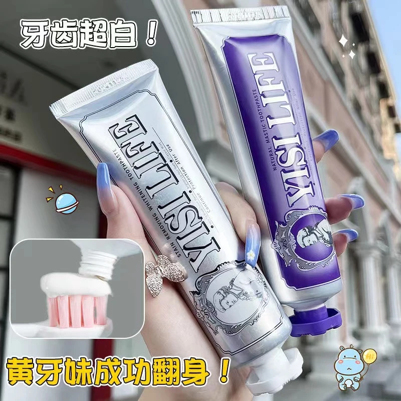 【拒绝口气】去牙渍牙膏100g口气清新留香学生男女通用果味家庭