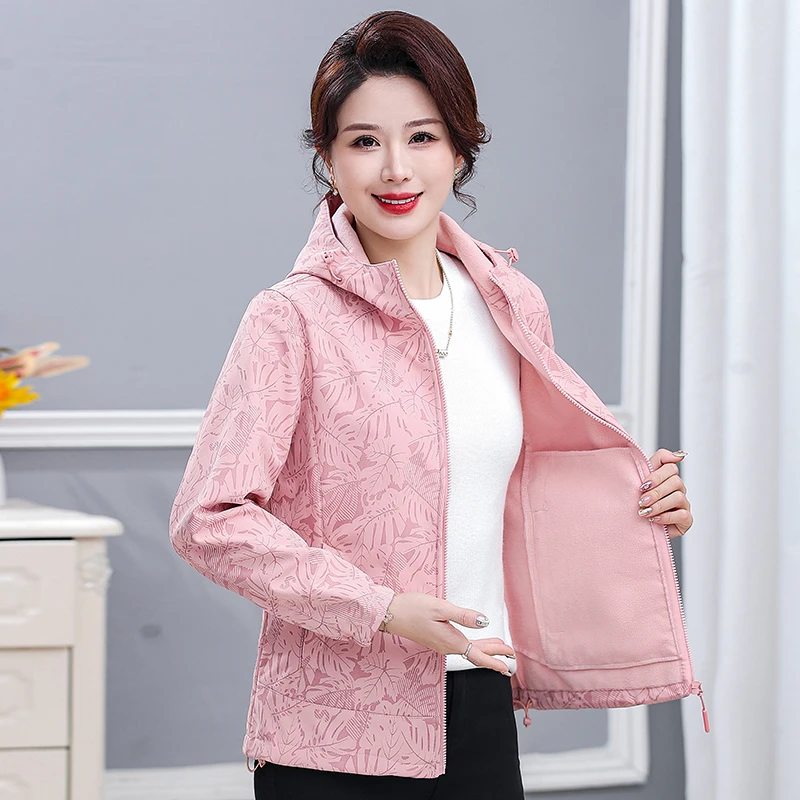 【清仓】女士冲锋衣外套防水防风加绒冬硬壳潮流秋外穿户外登山春季