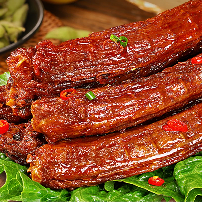 【到手5根】巧娃开袋风干巧娃香辣烤脖子零食香辣辣卤味零食