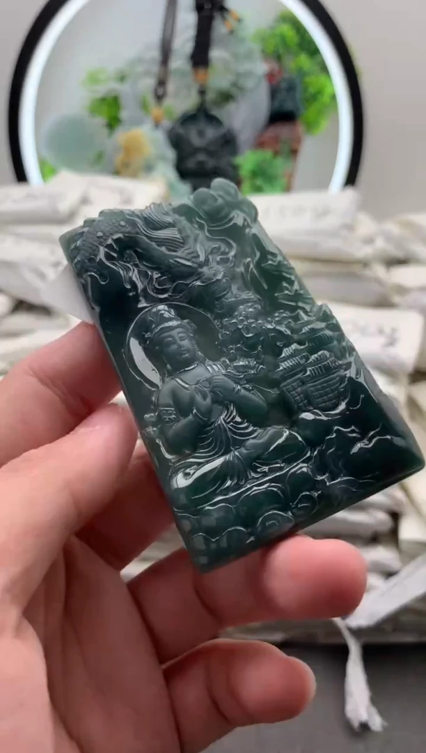 【闪购商品】翡翠颈饰未镶嵌大势至