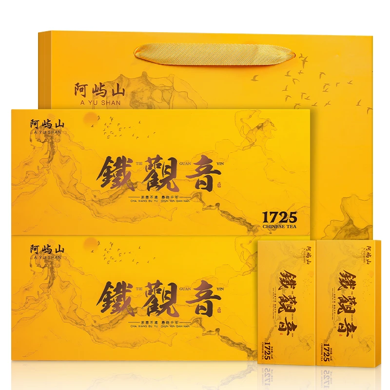 正宗铁观音茶叶2024新茶安溪原产兰花香高山茶独立小包礼盒装