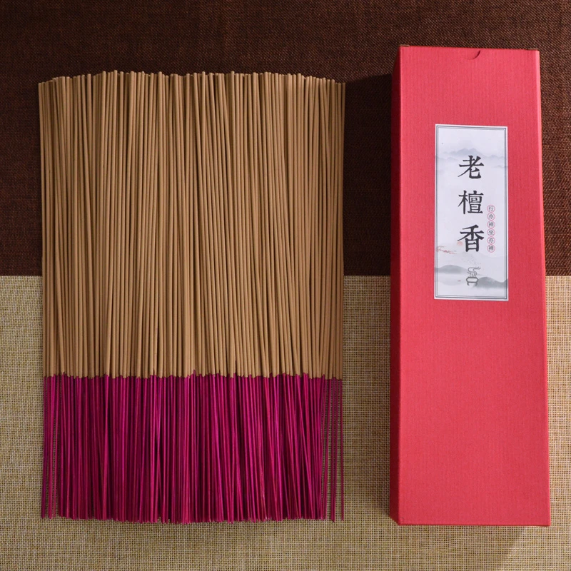 李杜 檀香沉香崕柏艾草竹签香500克 家用熏香