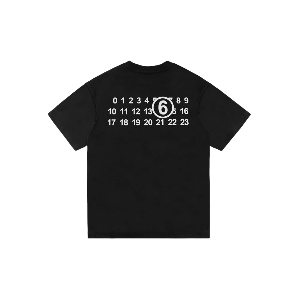 夏季新款短袖T恤潮男数字印花上衣休闲百搭圆领宽松高考毕业季