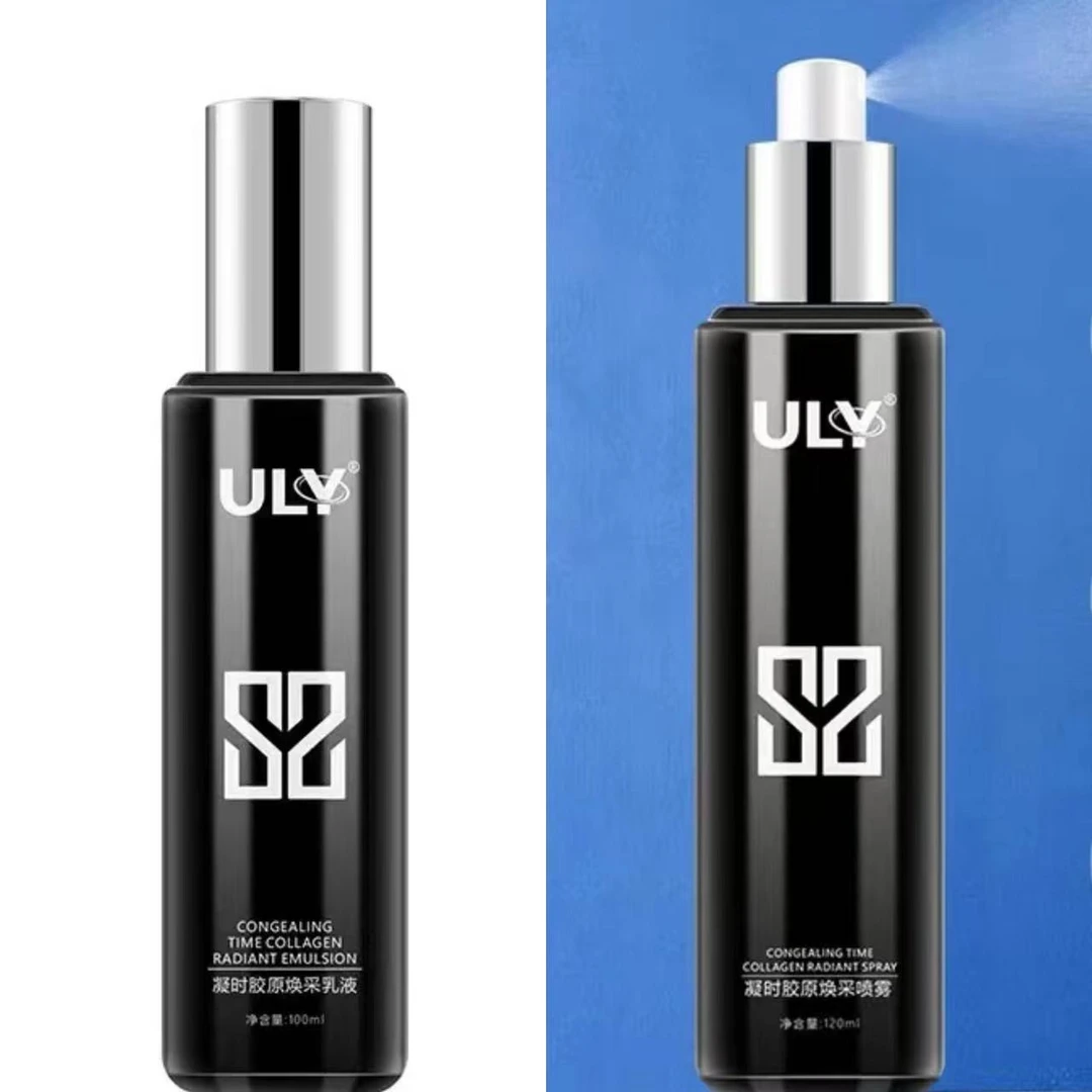 【ULY】凝时胶原焕采喷雾120ml+乳液100ml（两件装）