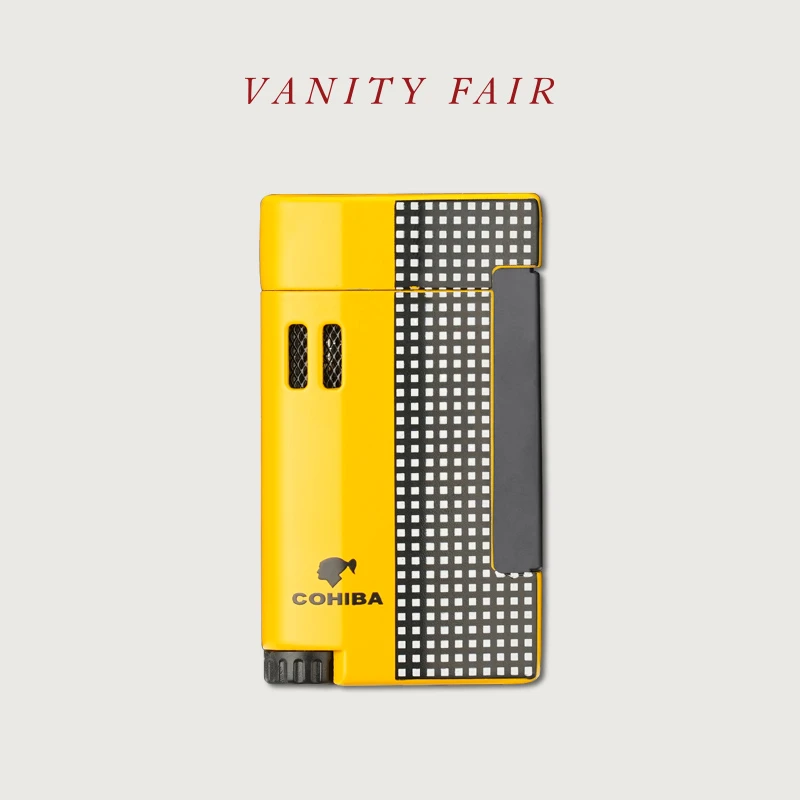 VANITYFAIR【复刻】高希霸风格防风充气打火机 带雪茄打孔器