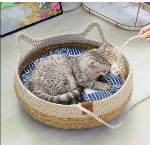 猫窝狗窝球球加棉垫款