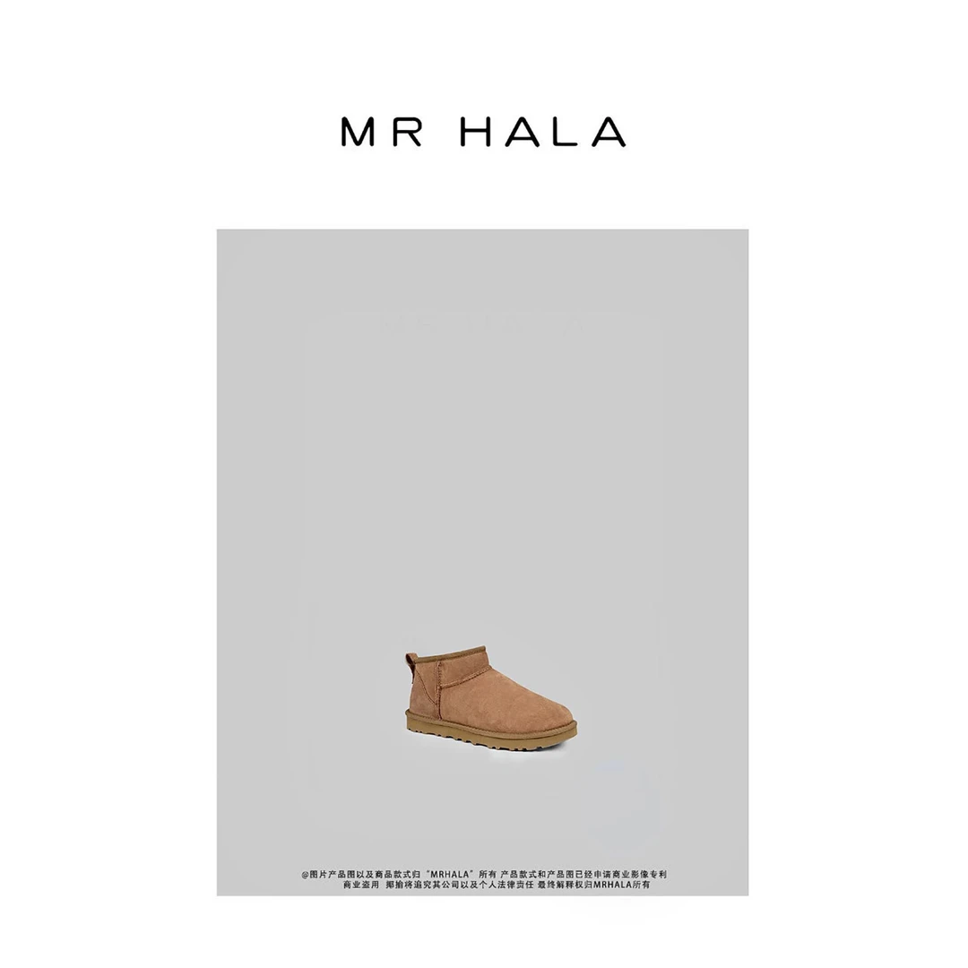 MRHALA/女装推荐 羊安格尔皮毛一体雪地靴 QX2103#