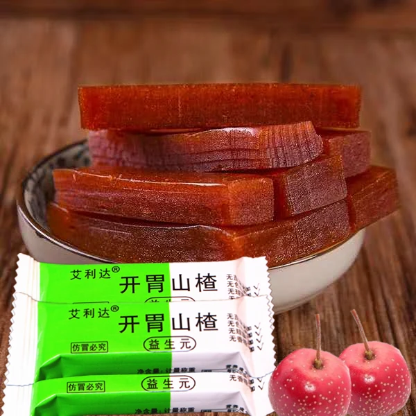 益生元山楂条山楂片果丹皮无糕糖添加小吃小包装散装休闲小吃零食