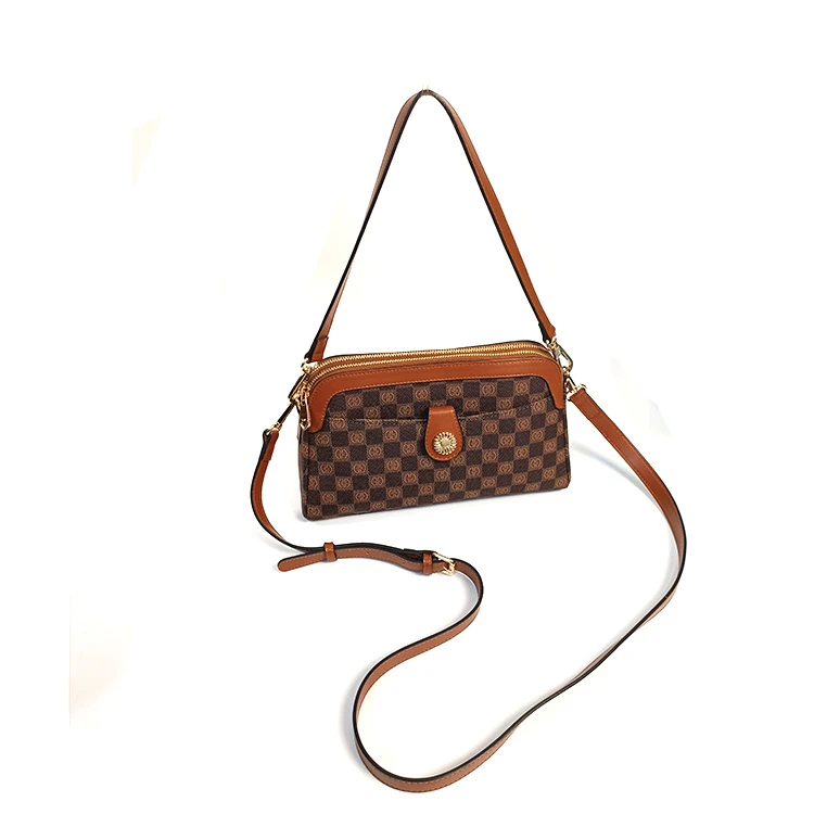 高端气质单肩包2023新款大包女包斜挎手提两用包时尚百搭妈妈包袋