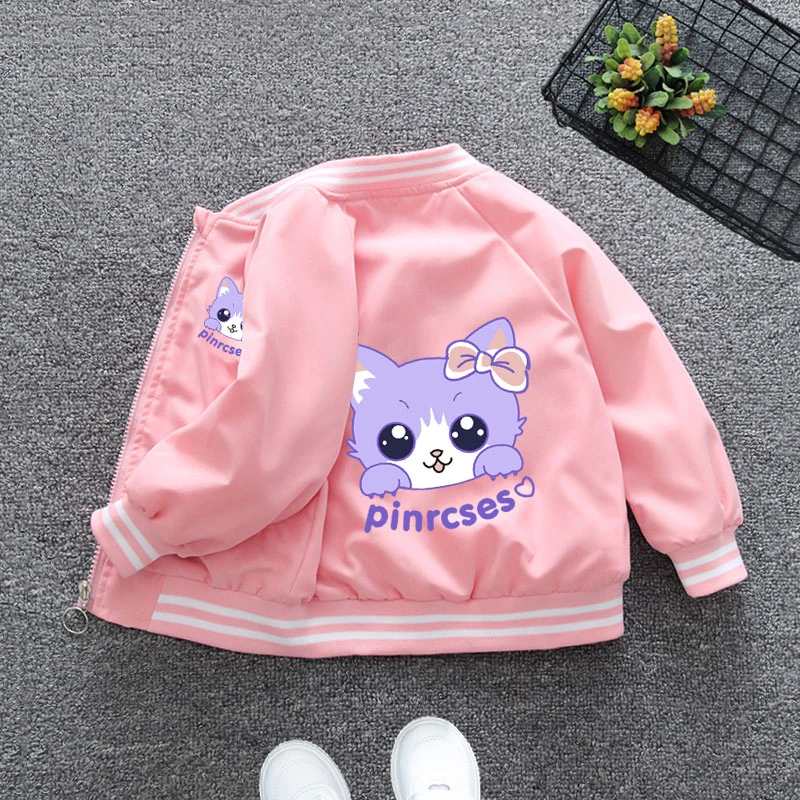 女童风衣外套2025年春秋季洋气时髦儿童短款款薄款休闲小女孩潮衣
