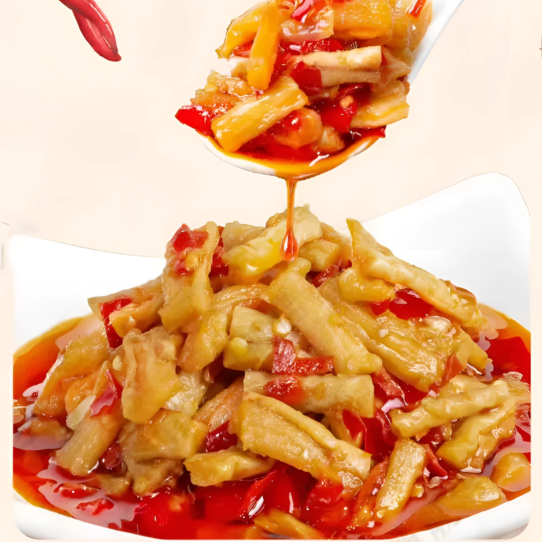 【萝卜条】湖南香辣罐装腌制萝卜干香辣脆特贡菜开袋即食网红下饭