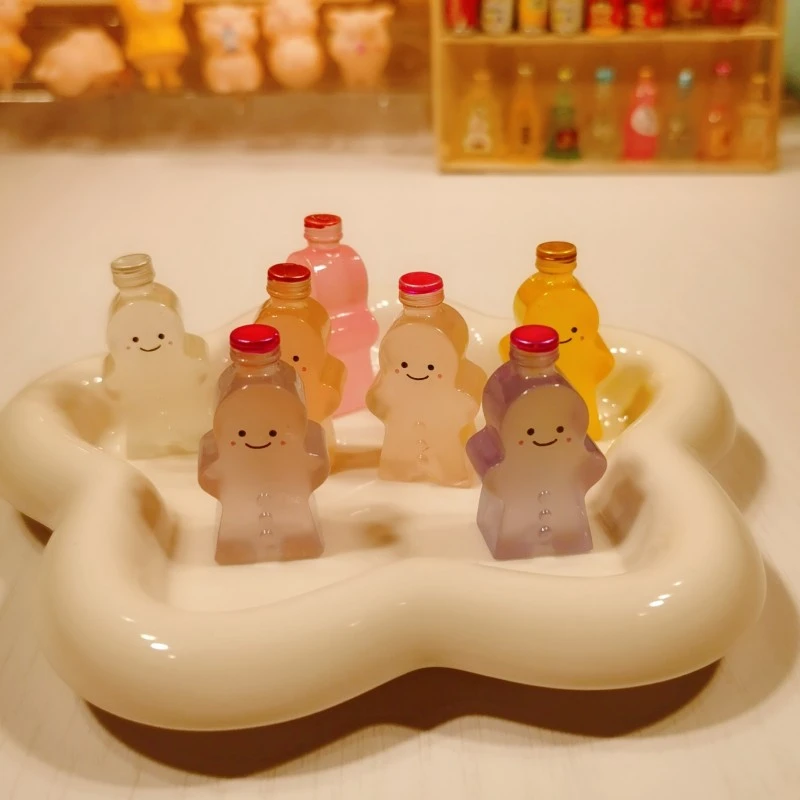 【乖乖家DIY开播福利】卡通DIY树脂小酒瓶食玩夜光手工配件系列