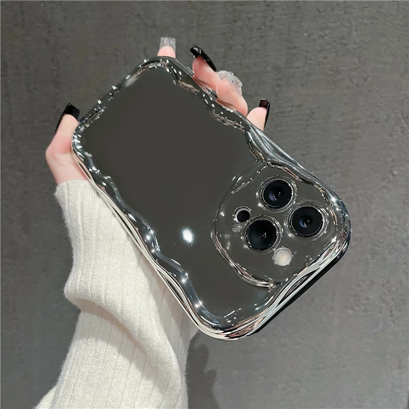 适用苹果15手机壳电镀软硅胶华为荣耀oppovivo小米iphone14/13女