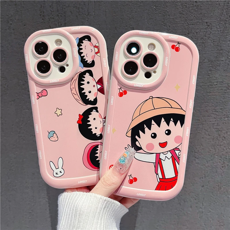 小丸子适用苹果15手机壳华为mate60荣耀oppovivo小米红米女软壳
