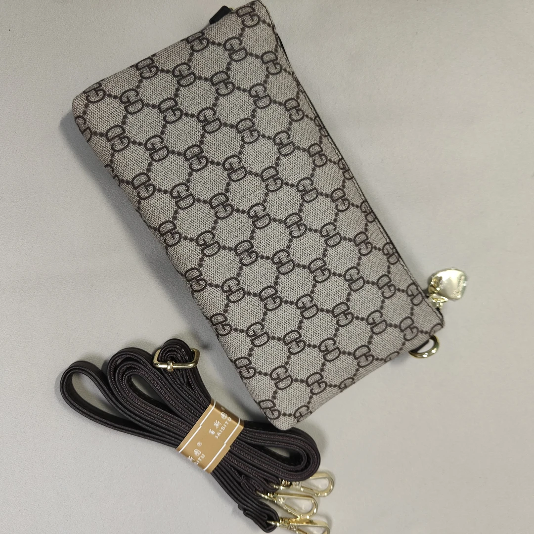 印花时尚女士手拿包钱包手机包长款买菜包休闲散步包百搭欧美