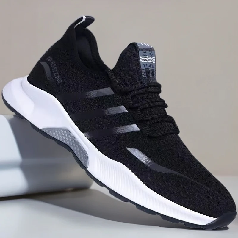 时尚不累脚工作鞋轻便春夏防滑潮鞋秋季男运动厨房上班运动鞋男生