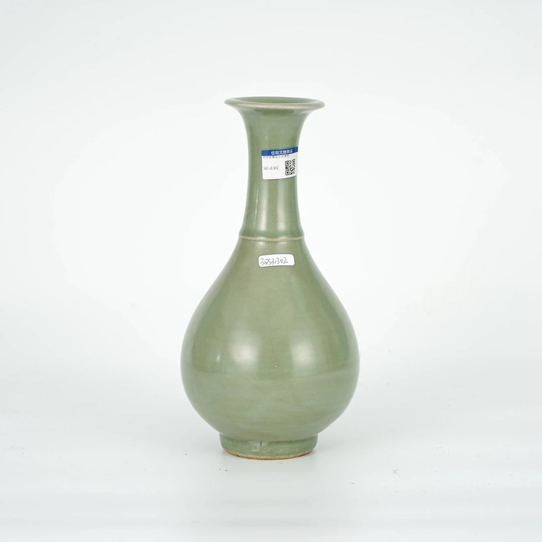 (AD7)3QS31302明龙泉青瓷玉壶春瓶 古陶瓷