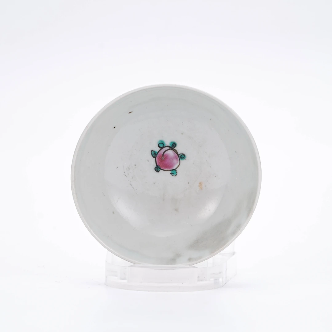 （AB3)Q0130218清晚期粉彩花卉纹碗