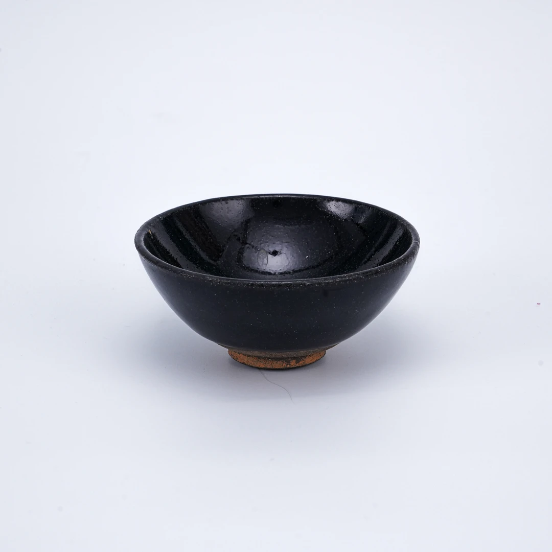(AC7)D10246519明建窑乌釉盏
