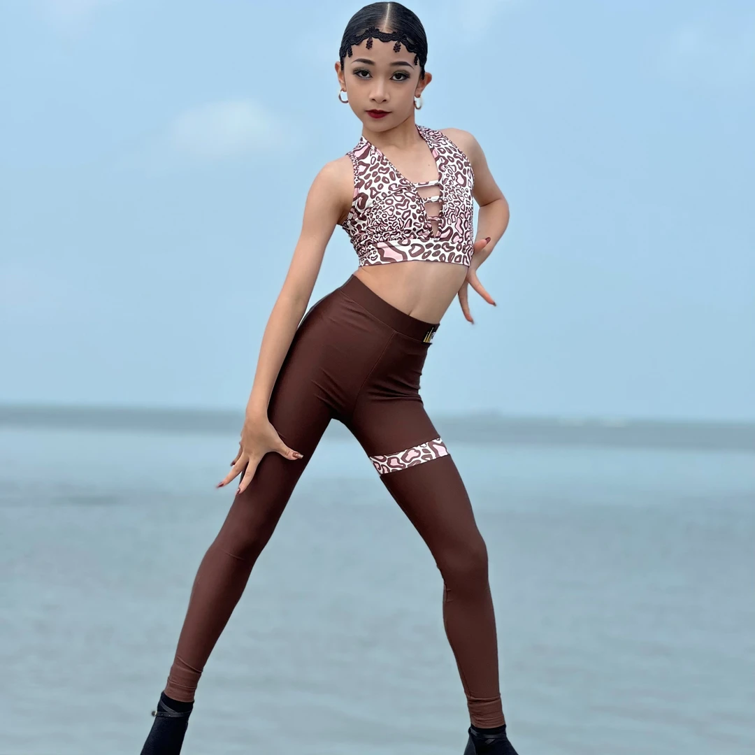 创丽舞服雅馨乐婷同款裤子拉丁舞服套装