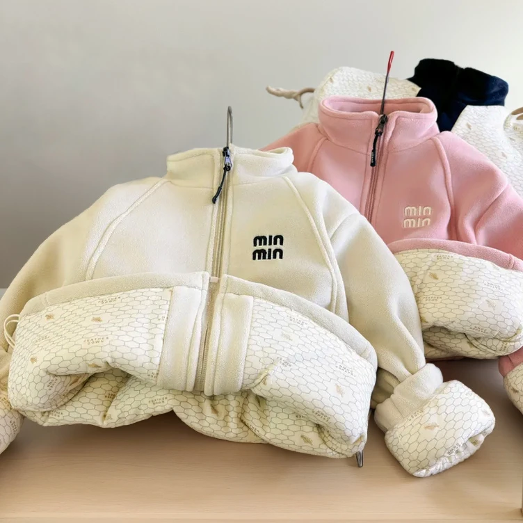 【四合一超厚棉袄】儿童蚕丝校服内搭神器男童女童保暖外套中大童