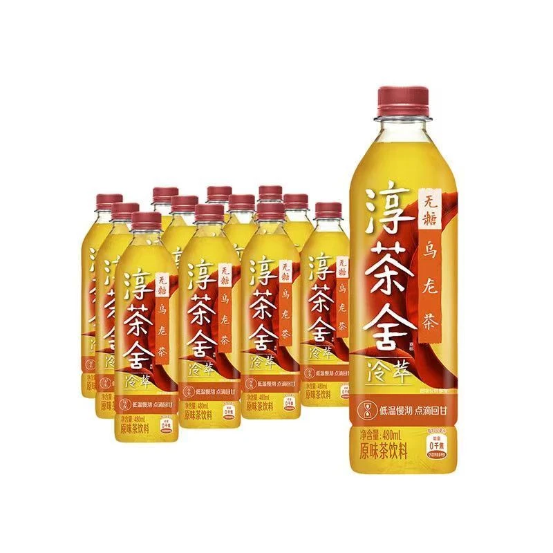 淳茶舍无糖乌龙茶茉莉花茶480ml冷萃0脂0能量清爽回甘