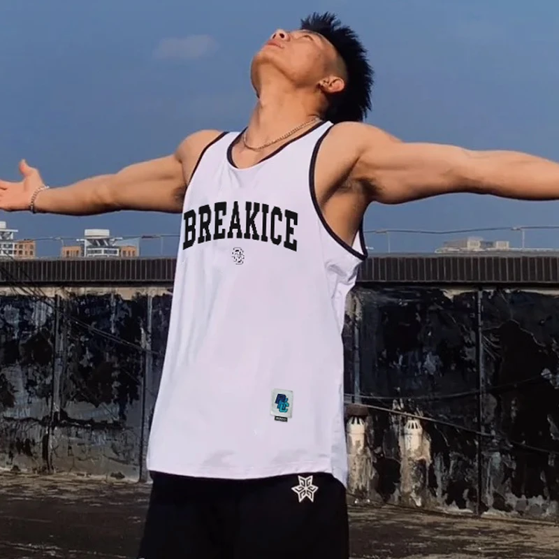 美式篮球背心男速干衣健身投篮服上衣t恤运动训练服白色新款球衣