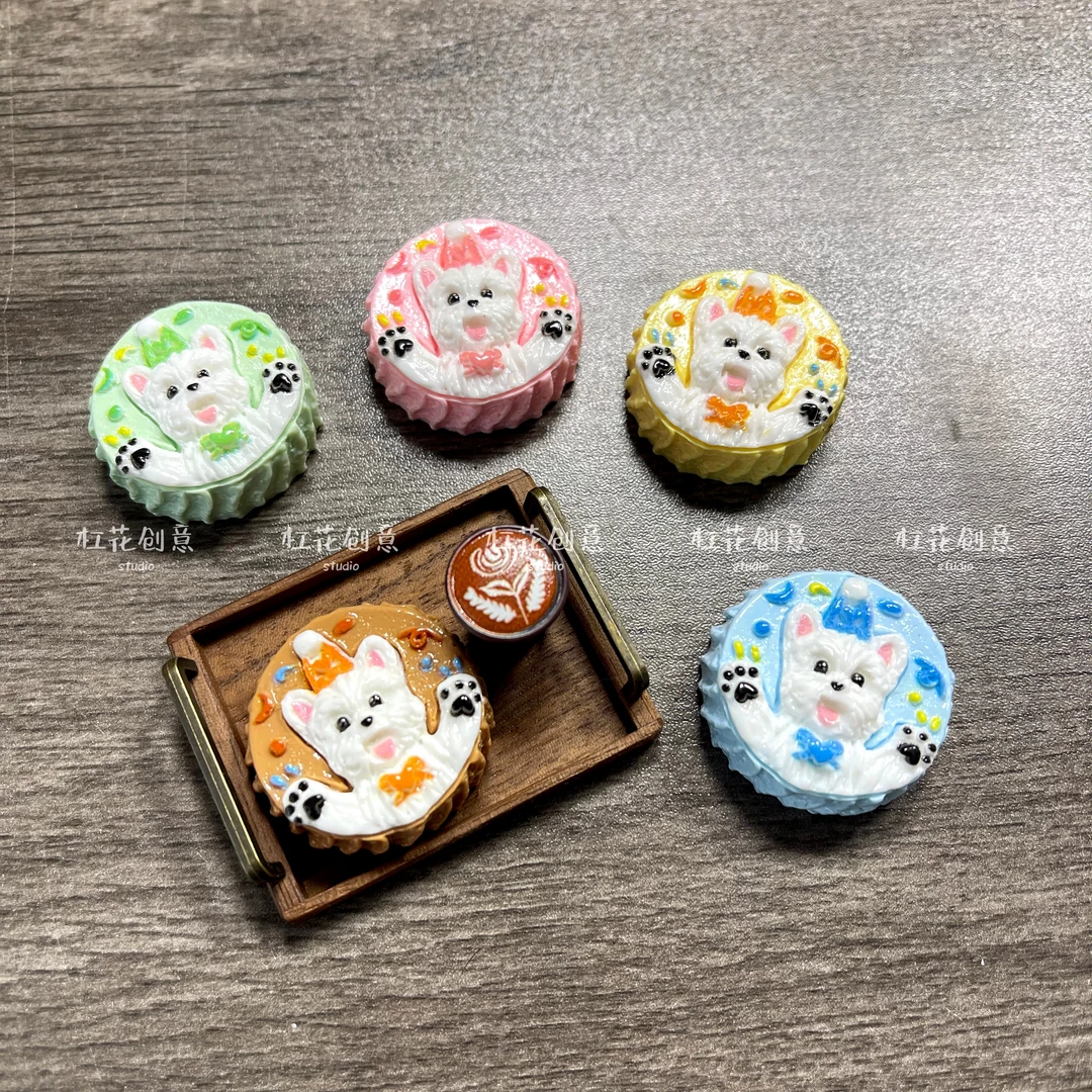 杠花创意【定制款普卡】立体食玩树脂配件diy卡通仿真食玩