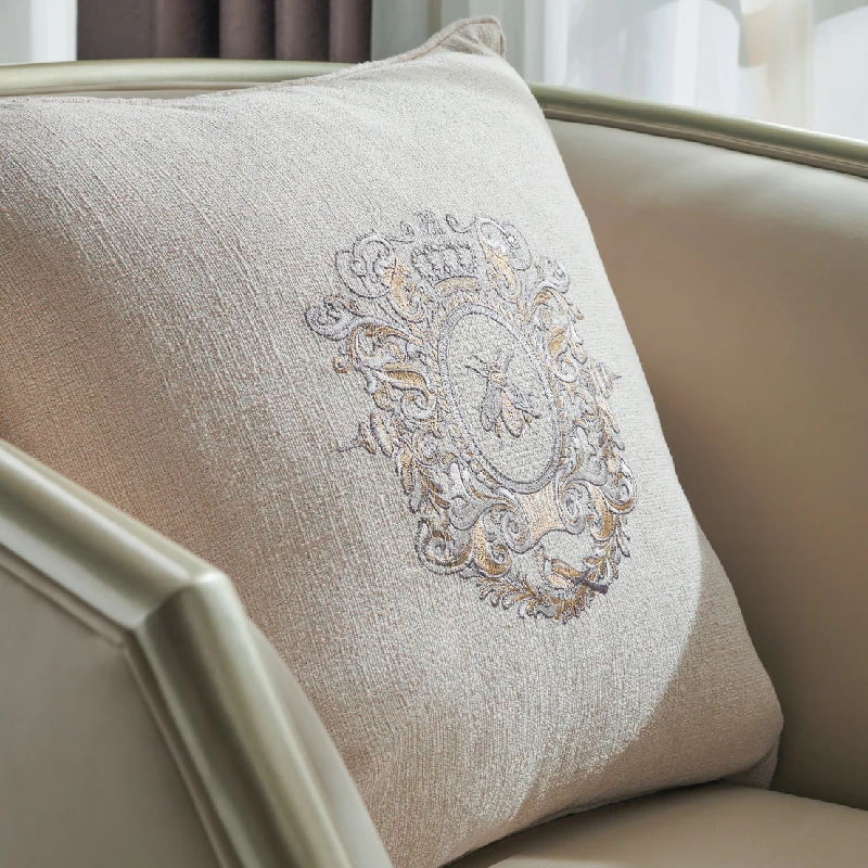 美克美家Rehome【动物刺绣】高品质卧室柔软含芯抱枕客厅沙发靠背垫