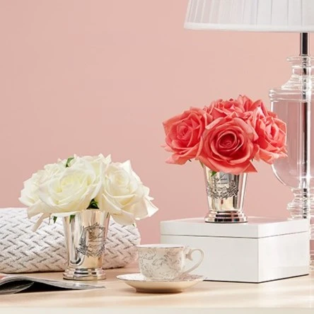 美克美家Rehome【四季咏叹玫瑰】法式轻奢仿真花客厅摆件家居装饰品