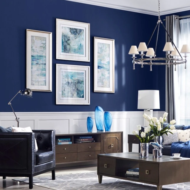 美克美家Rehome【海水分界】美式轻奢客厅背景墙挂画玄关装饰画挂画